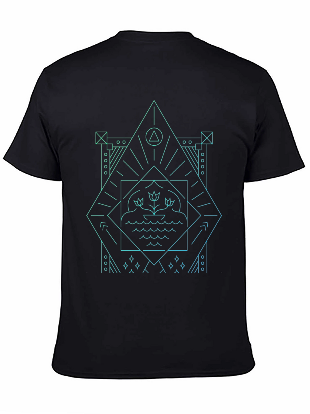 Geometric Graphic Print T-Shirt
