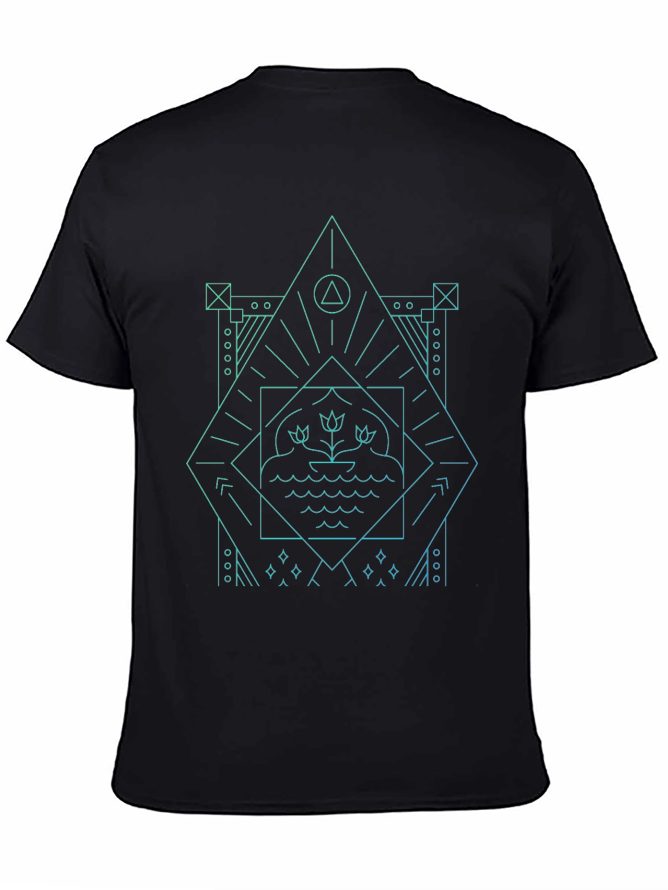 Geometric Graphic Print T-Shirt