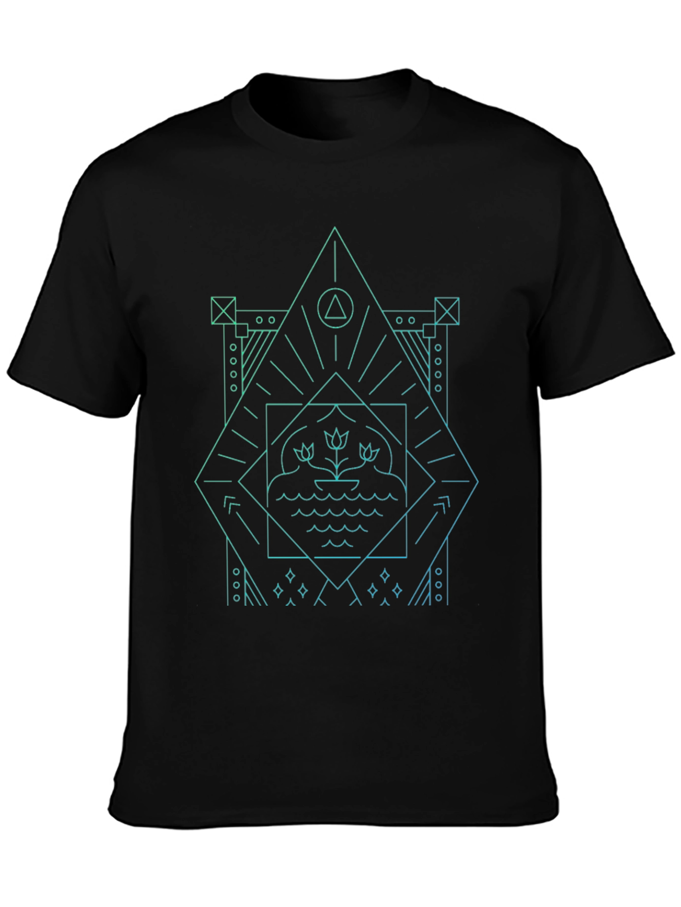 Geometric Graphic Print T-Shirt