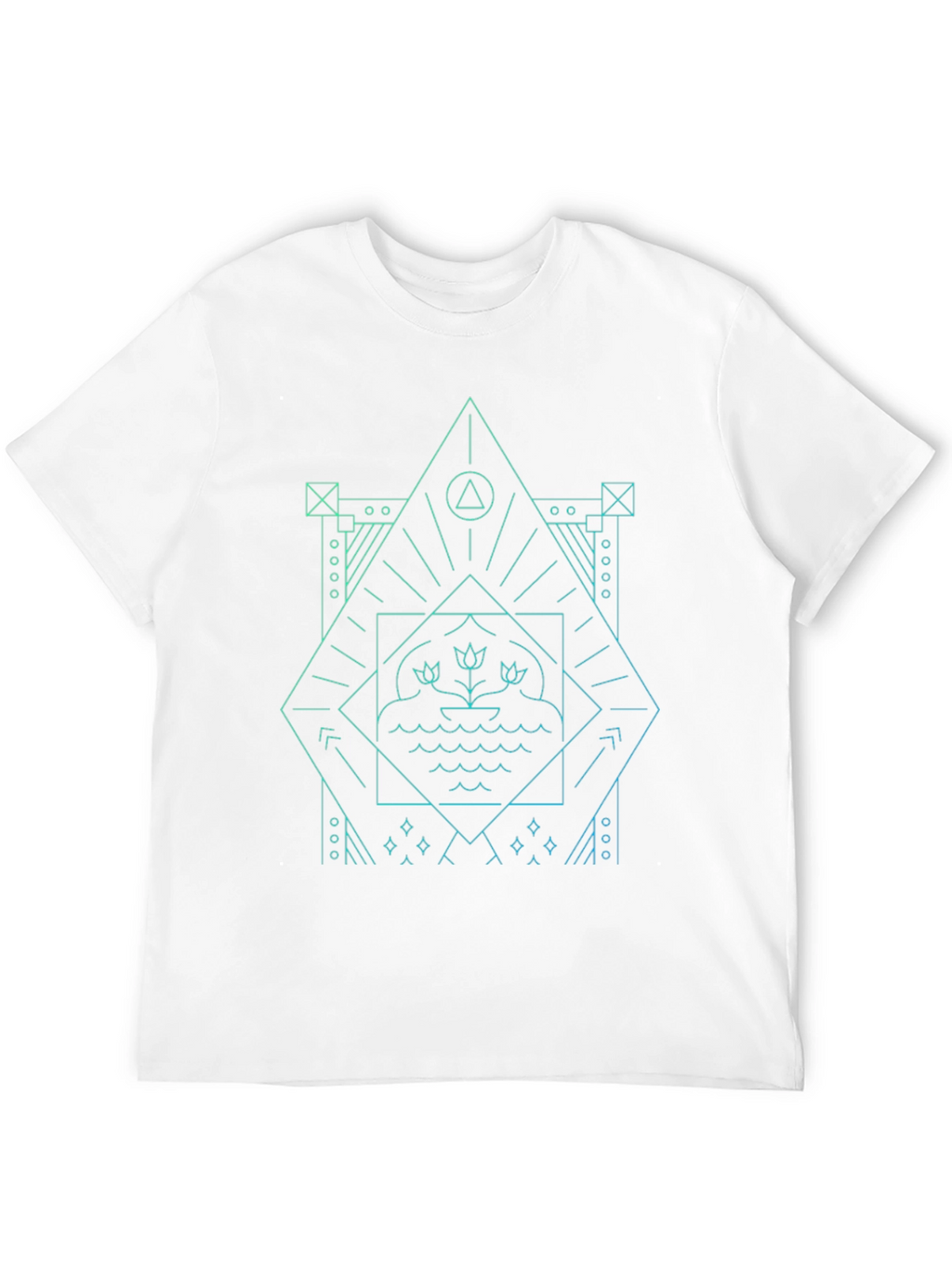Geometric Graphic Print T-Shirt