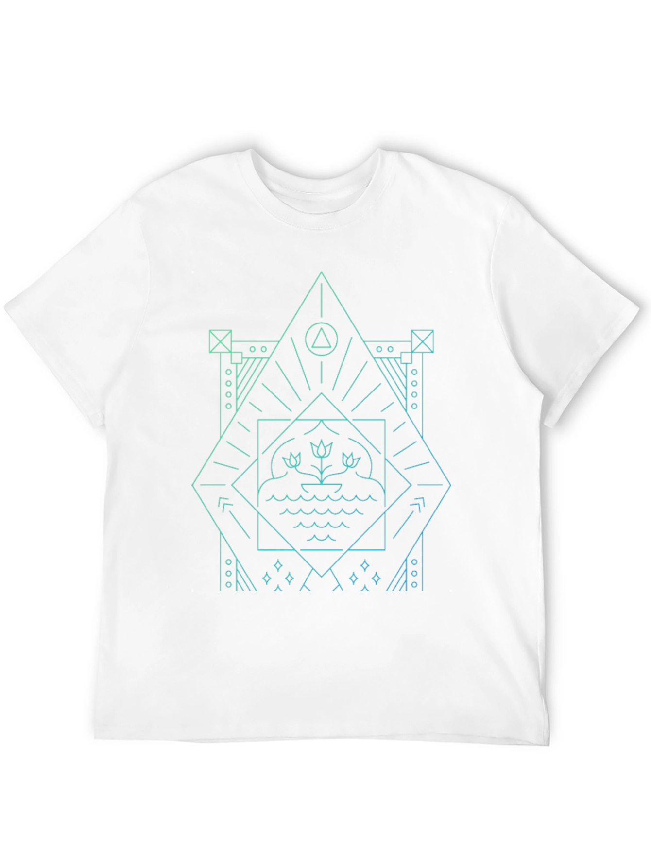 Geometric Graphic Print T-Shirt