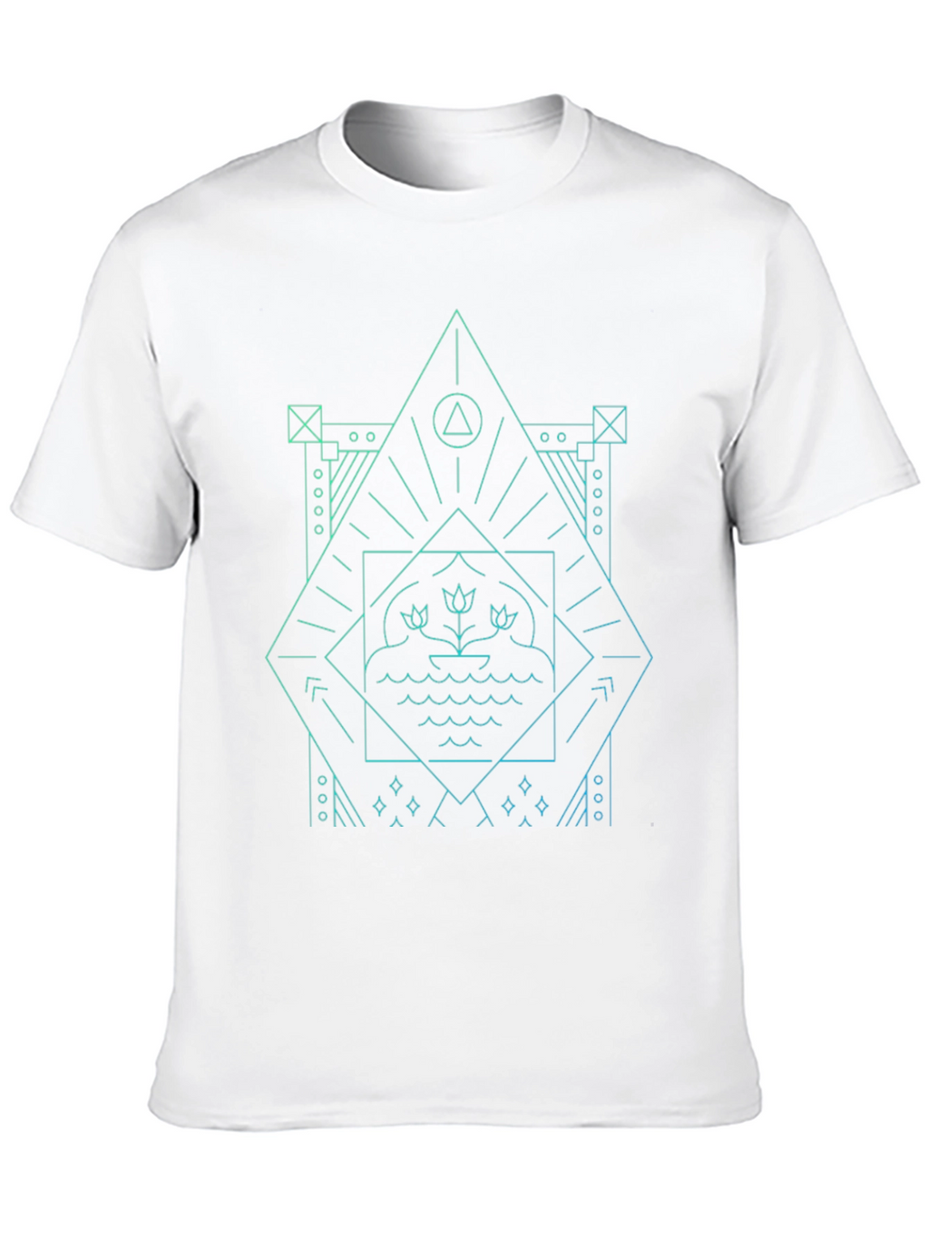 Geometric Graphic Print T-Shirt