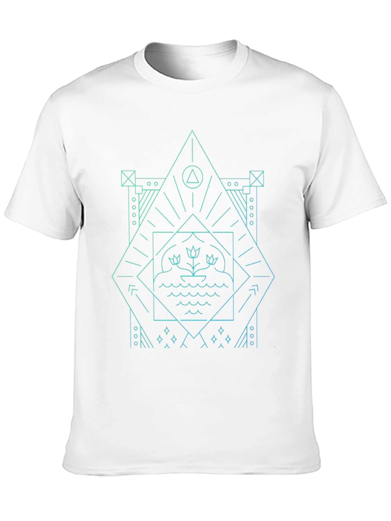 Geometric Graphic Print T-Shirt