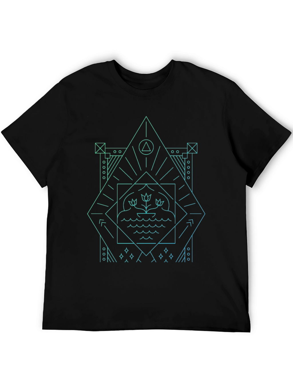 Geometric Graphic Print T-Shirt