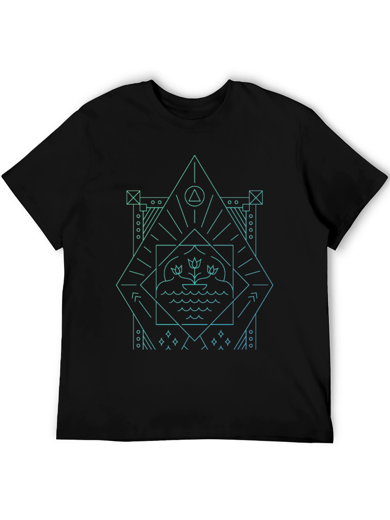 Geometric Graphic Print T-Shirt
