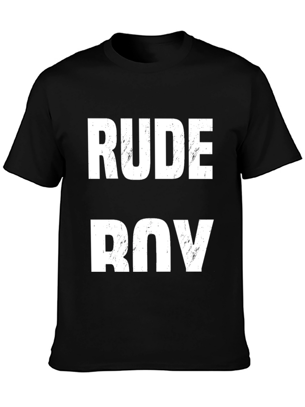 RUDE BOY Graphic Tee - Bold Statement Shirt