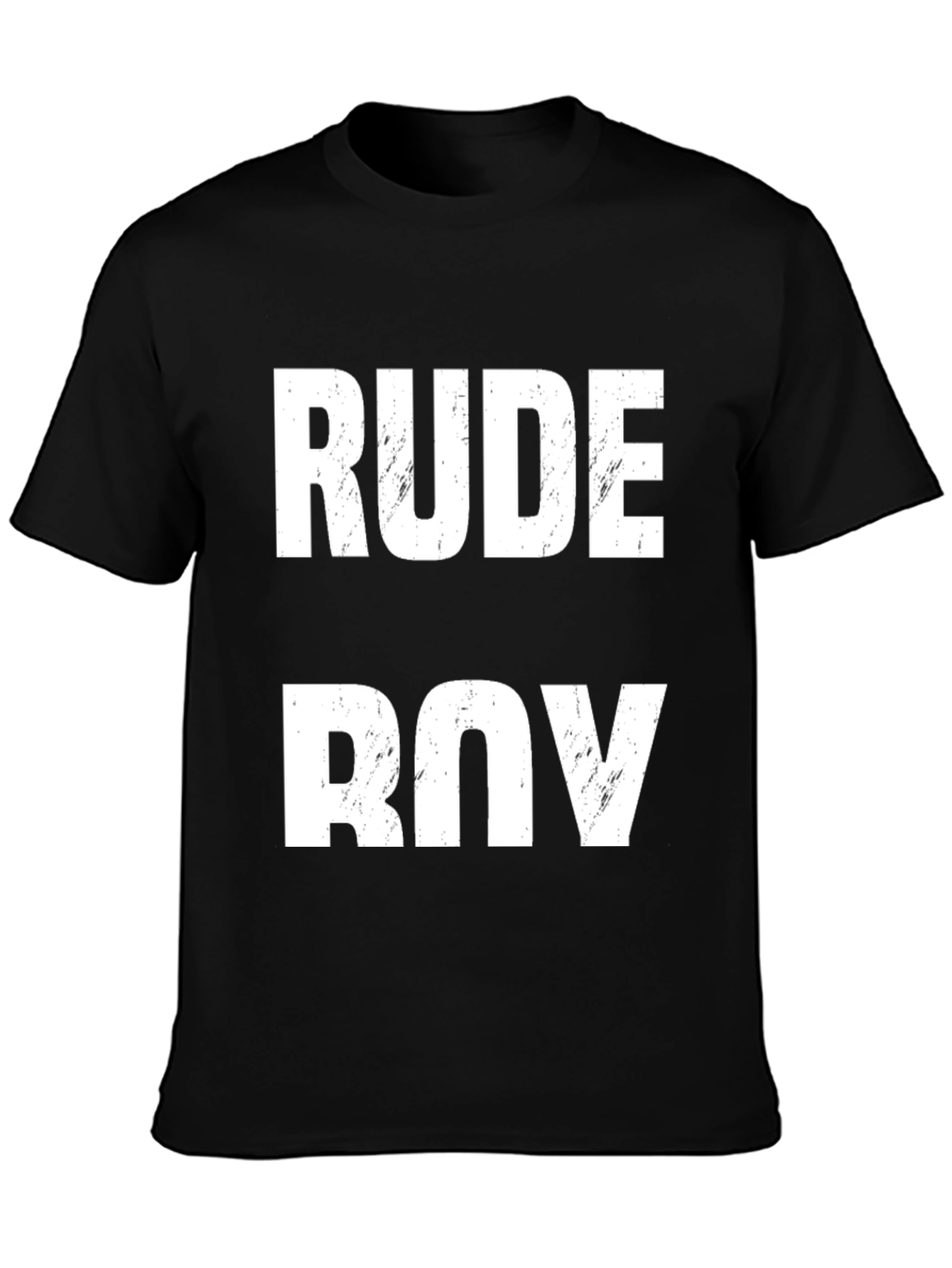 RUDE BOY Graphic Tee - Bold Statement Shirt