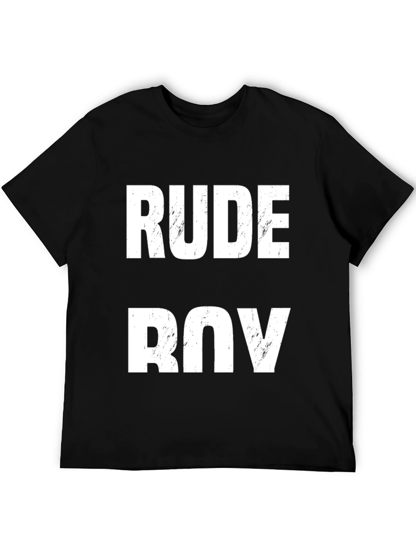 RUDE BOY Graphic Tee - Bold Statement Shirt