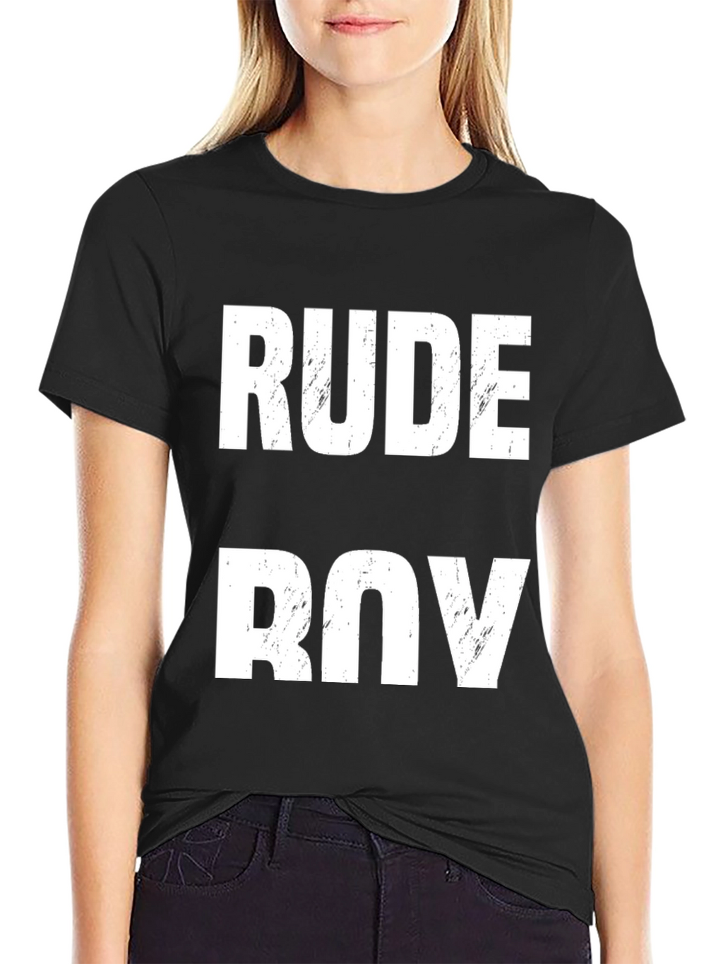 RUDE BOY Graphic Tee - Bold Statement Shirt