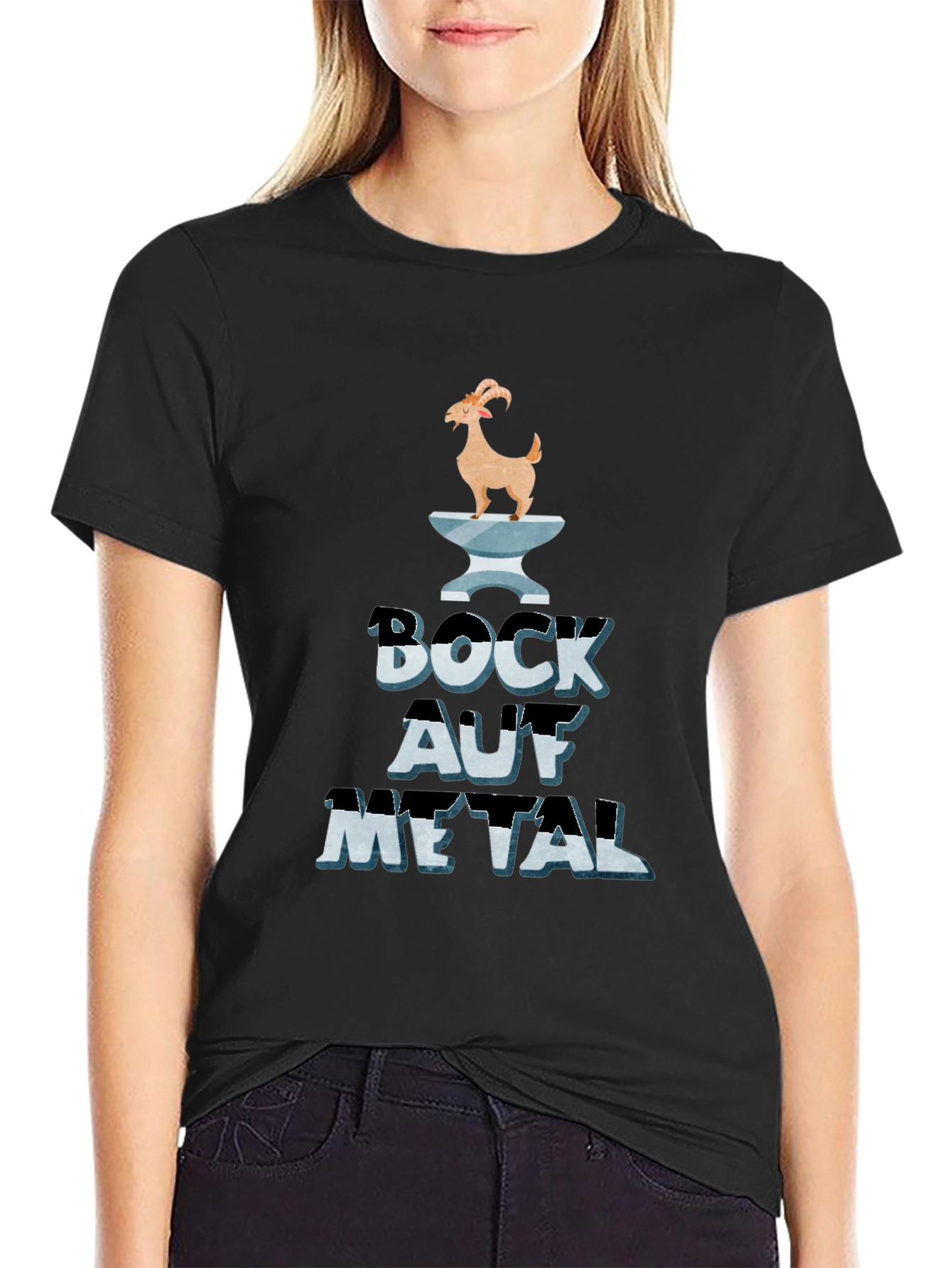 Bock Auf Metal T-Shirt - Goat & Anvil Graphic Tee