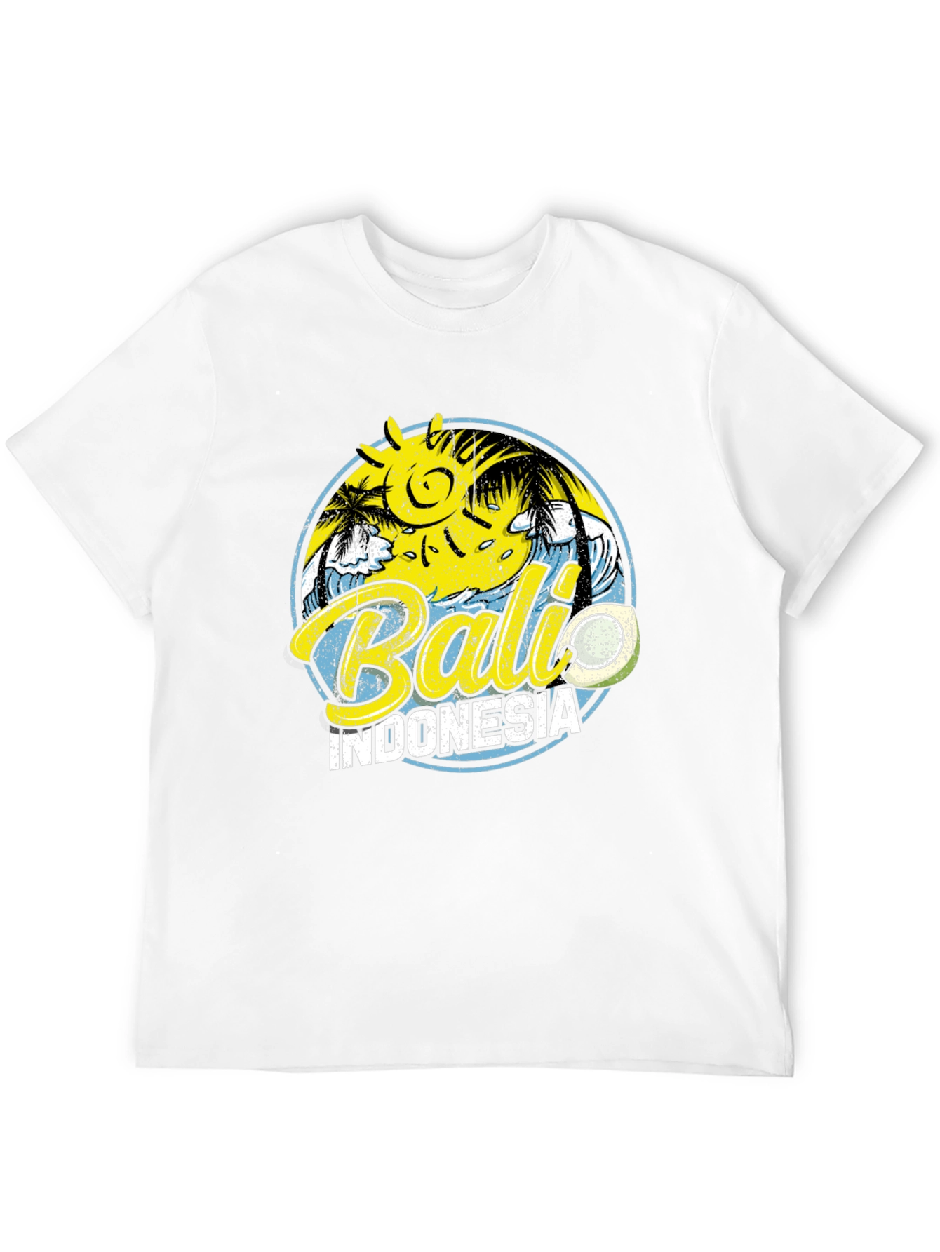 Bali Indonesia Graphic Tee - Island Vibes Black T-Shirt