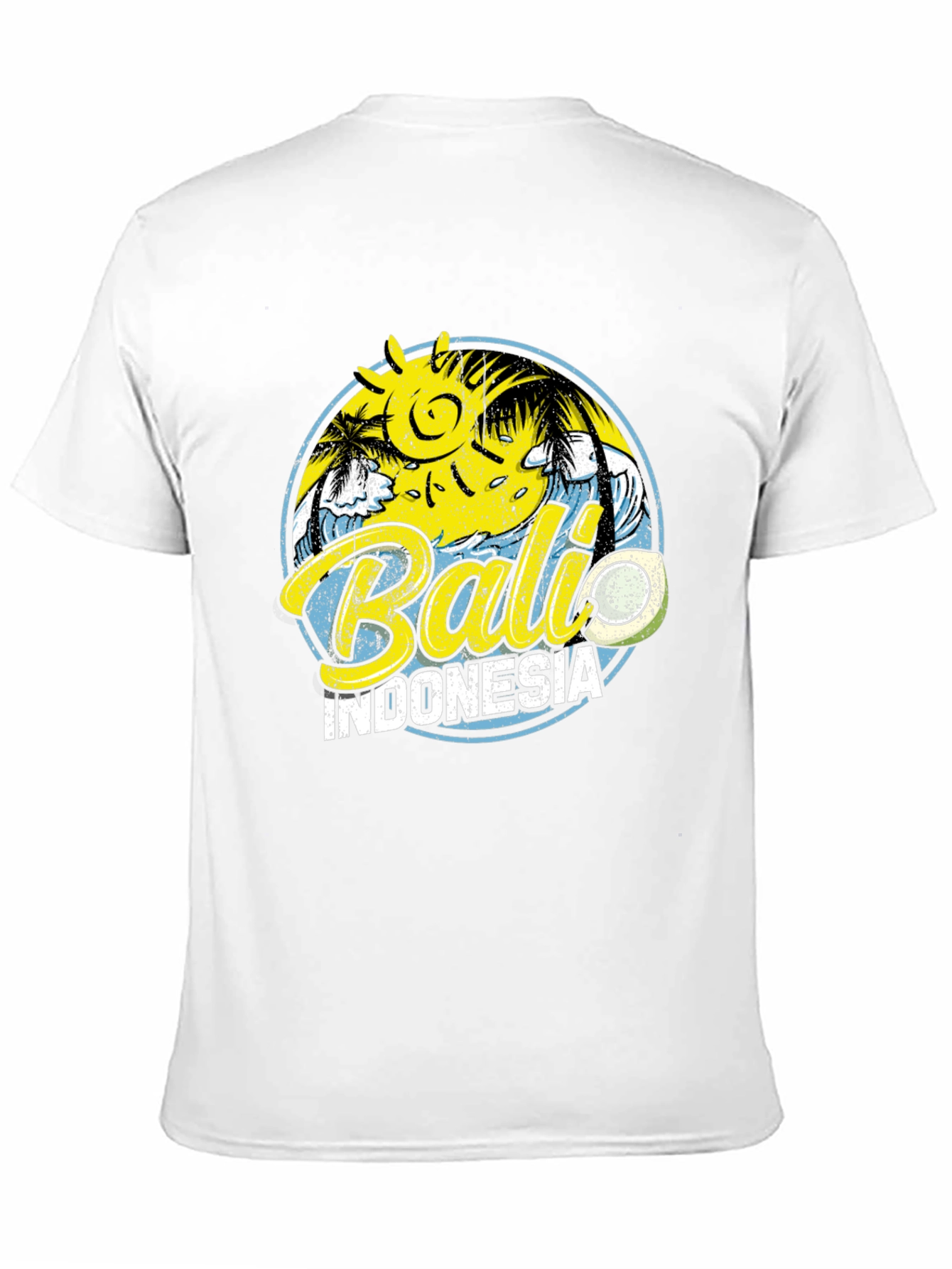 Bali Indonesia Graphic Tee - Island Vibes Black T-Shirt