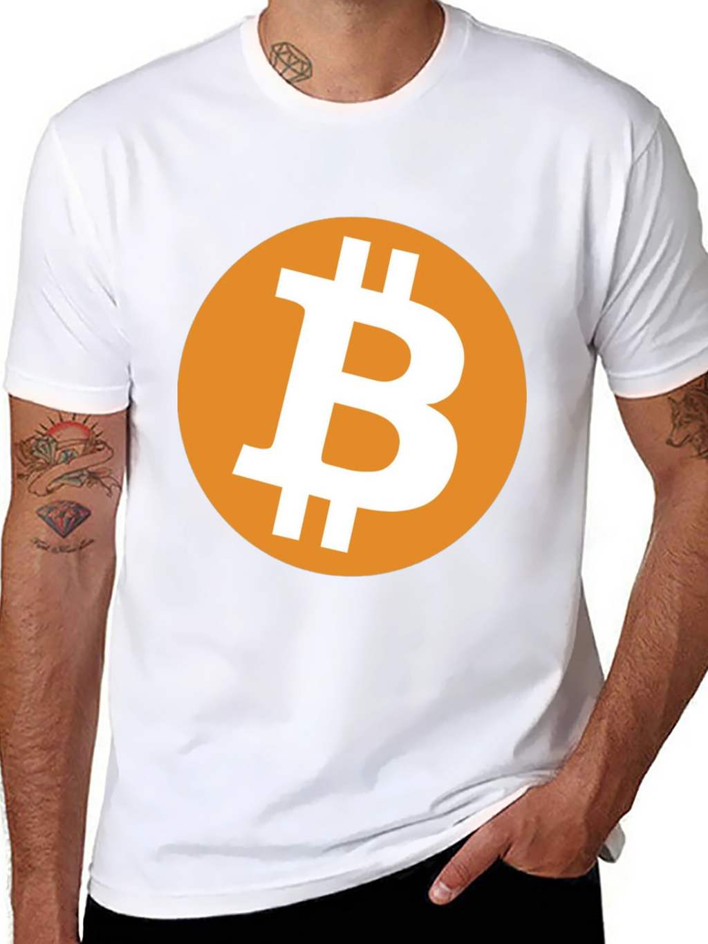 Bitcoin Graphic Tee - Black Cryptocurrency T-Shirt