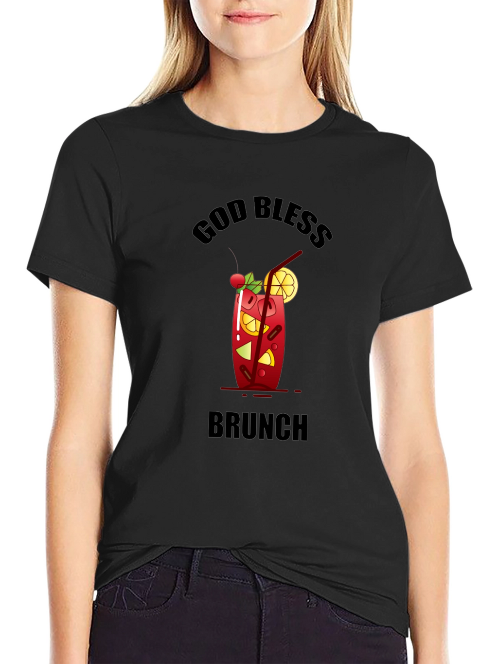 God Bless Brunch Graphic T-Shirt
