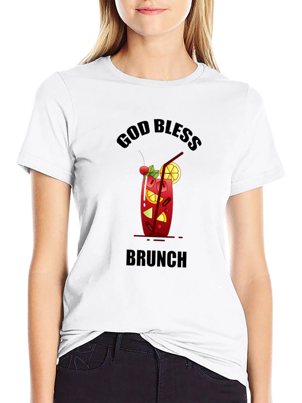 God Bless Brunch Graphic T-Shirt