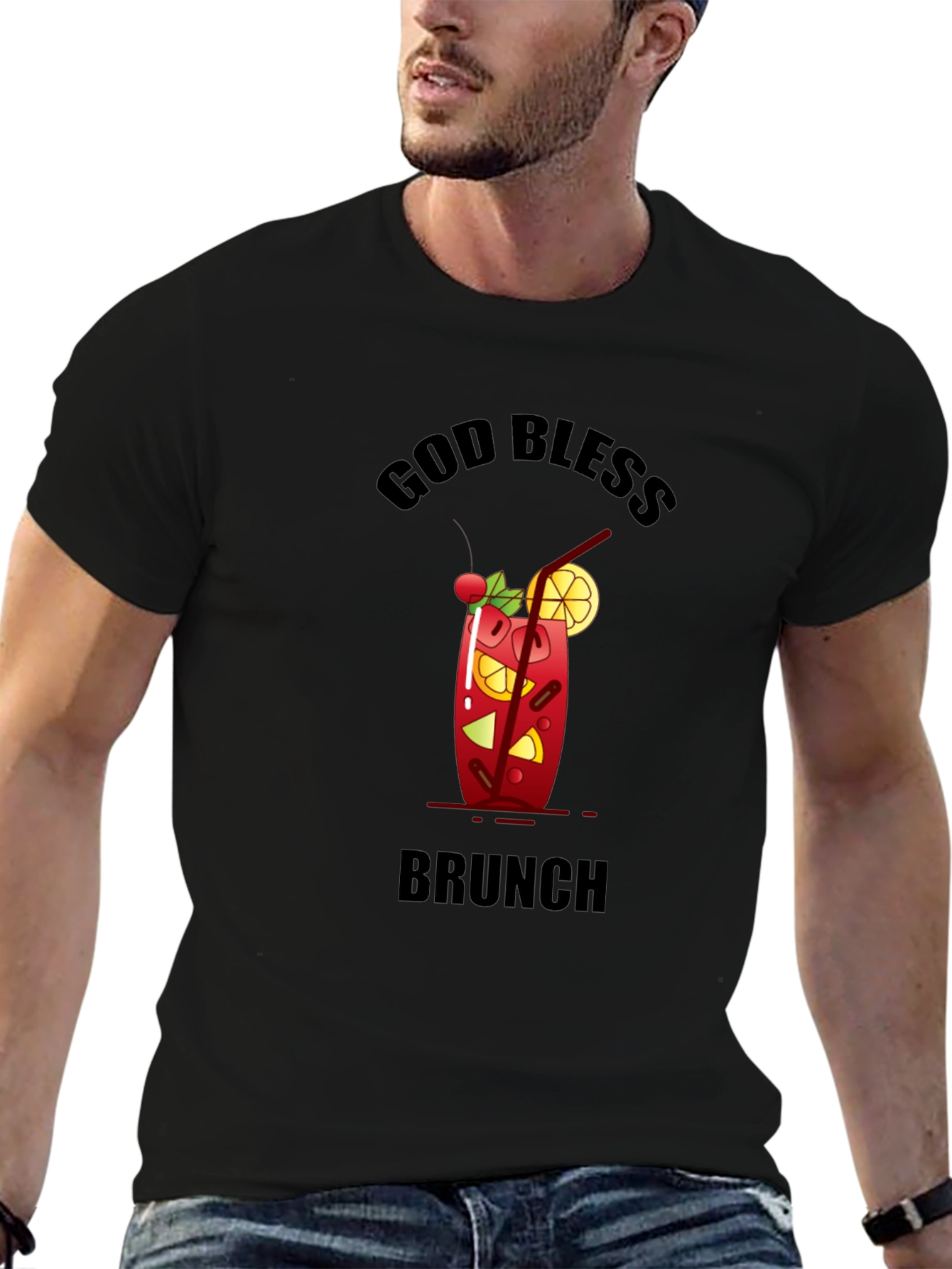 God Bless Brunch Graphic T-Shirt