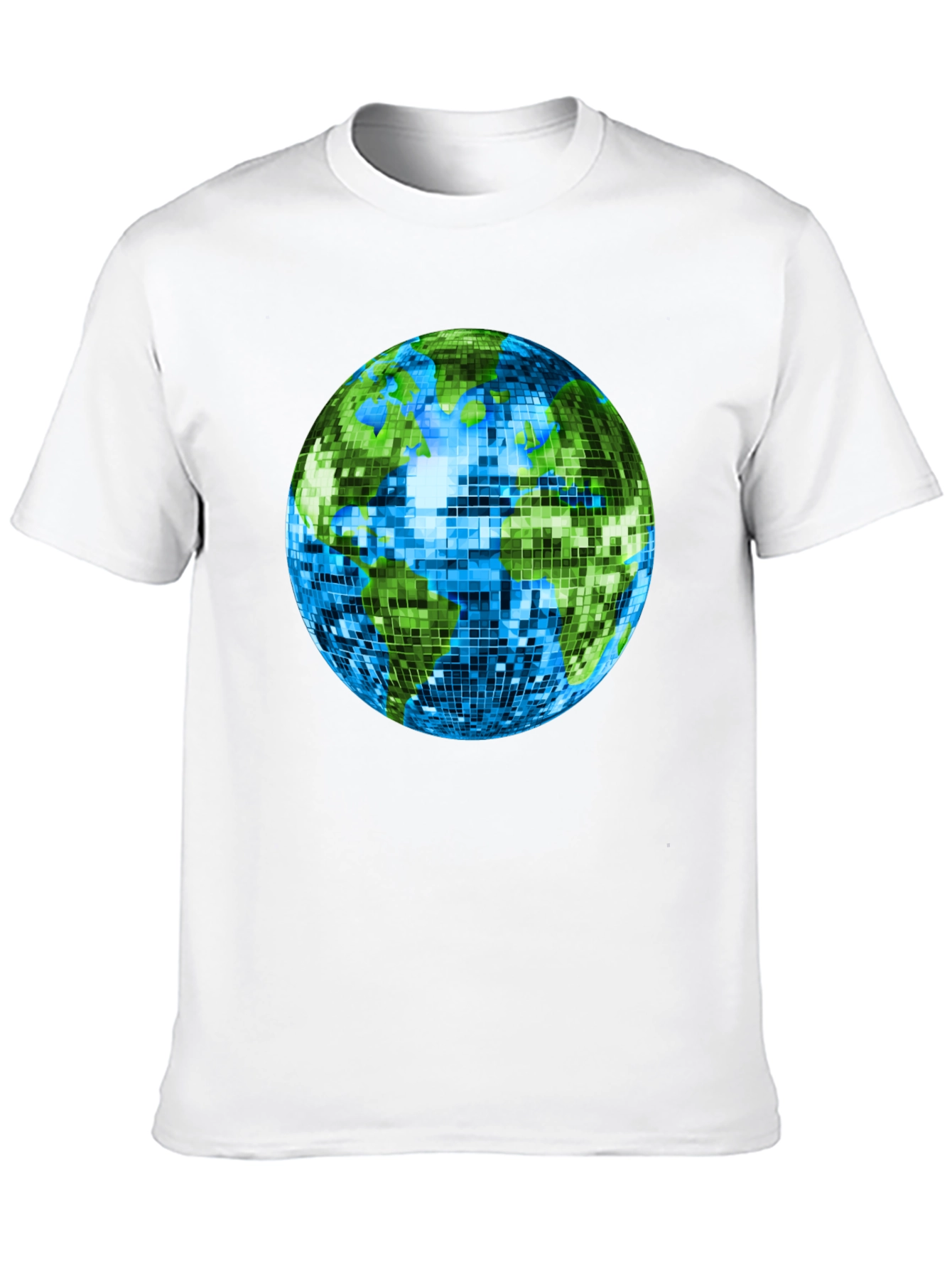 Retro Earth Disco Ball Graphic T-Shirt