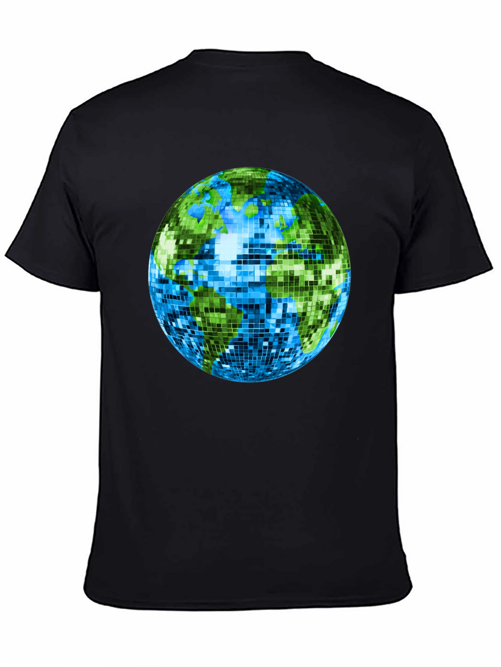 Retro Earth Disco Ball Graphic T-Shirt
