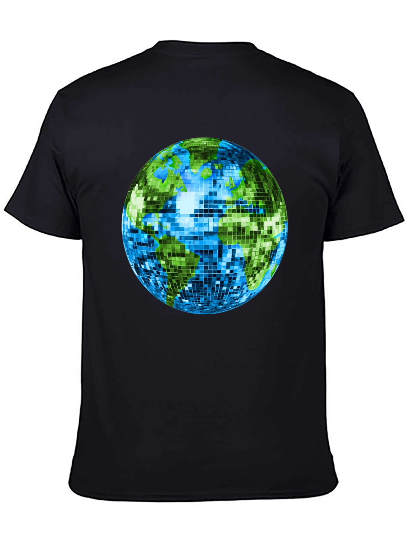 Retro Earth Disco Ball Graphic T-Shirt