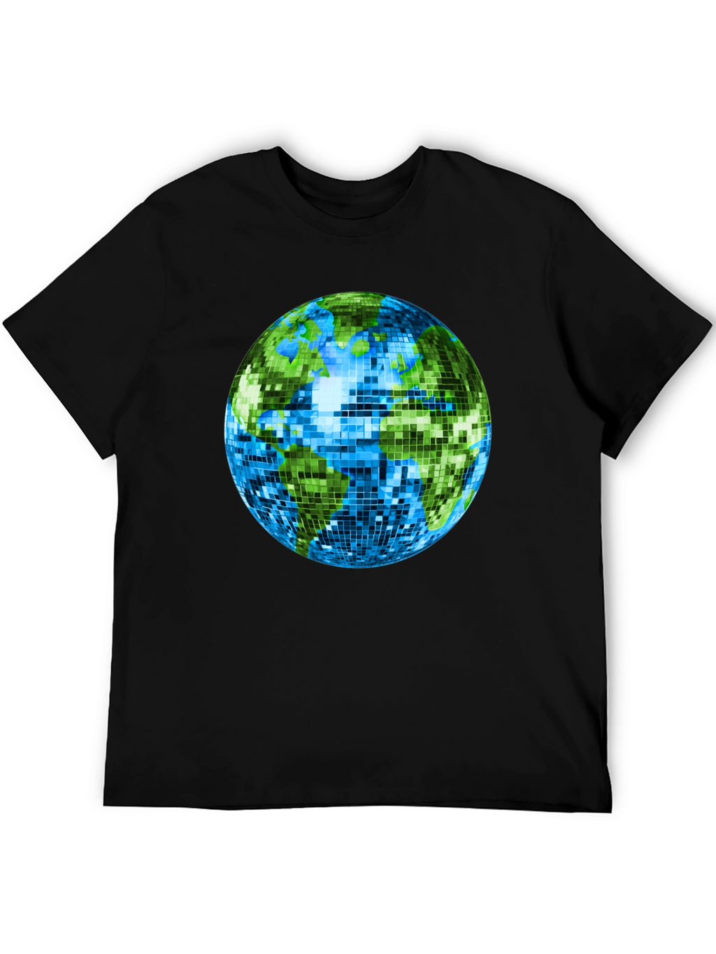 Retro Earth Disco Ball Graphic T-Shirt