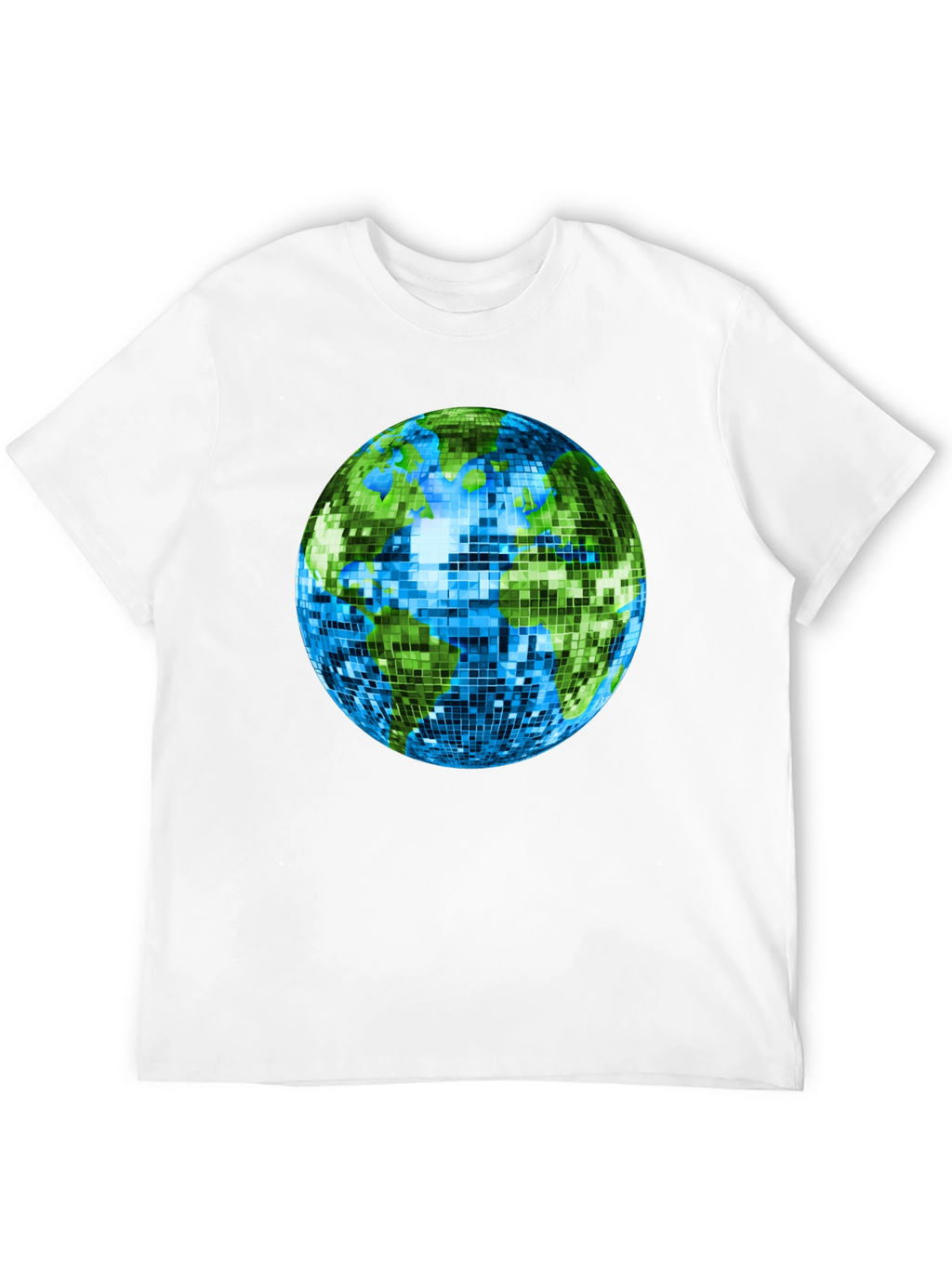 Retro Earth Disco Ball Graphic T-Shirt