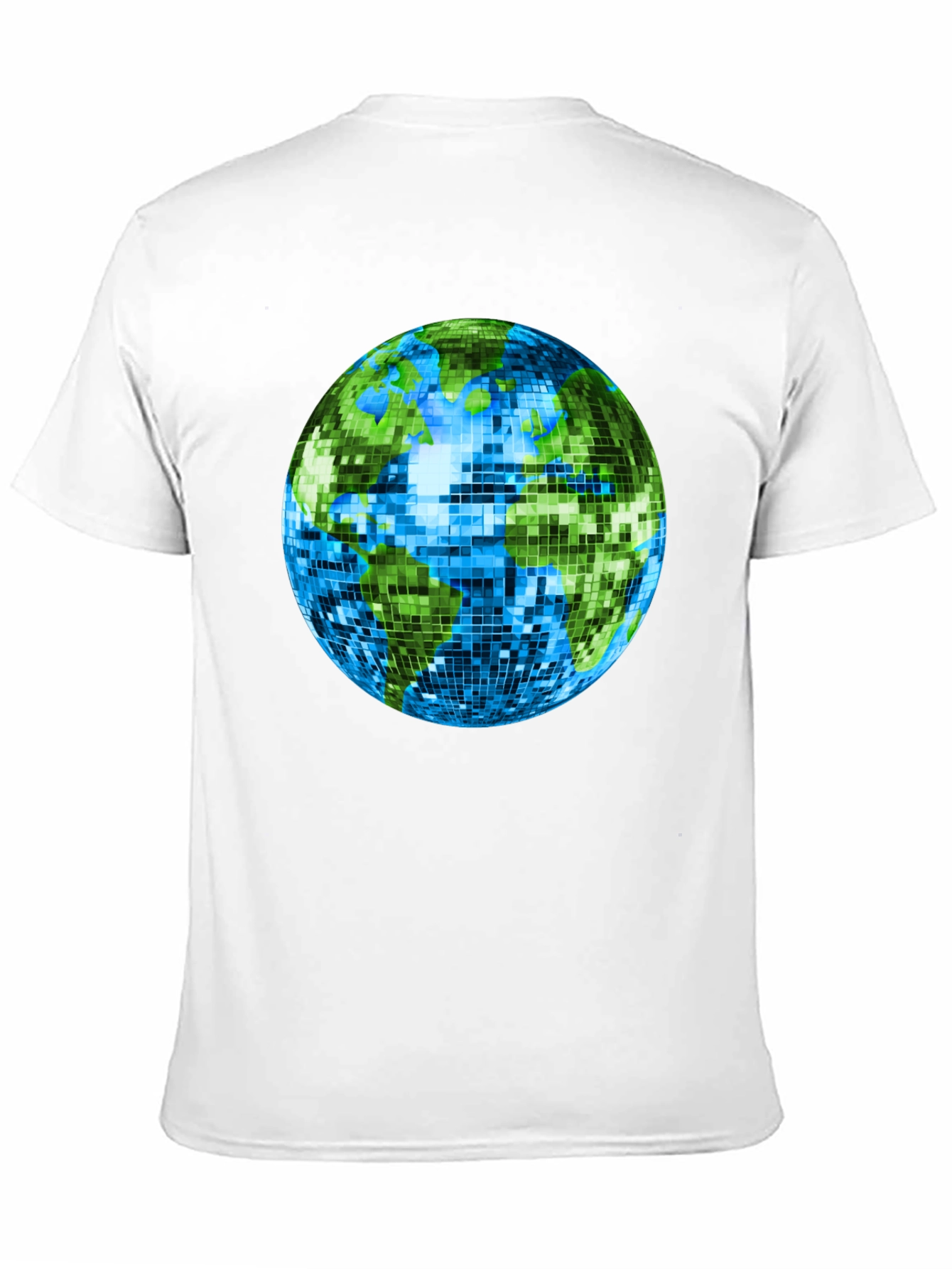Retro Earth Disco Ball Graphic T-Shirt