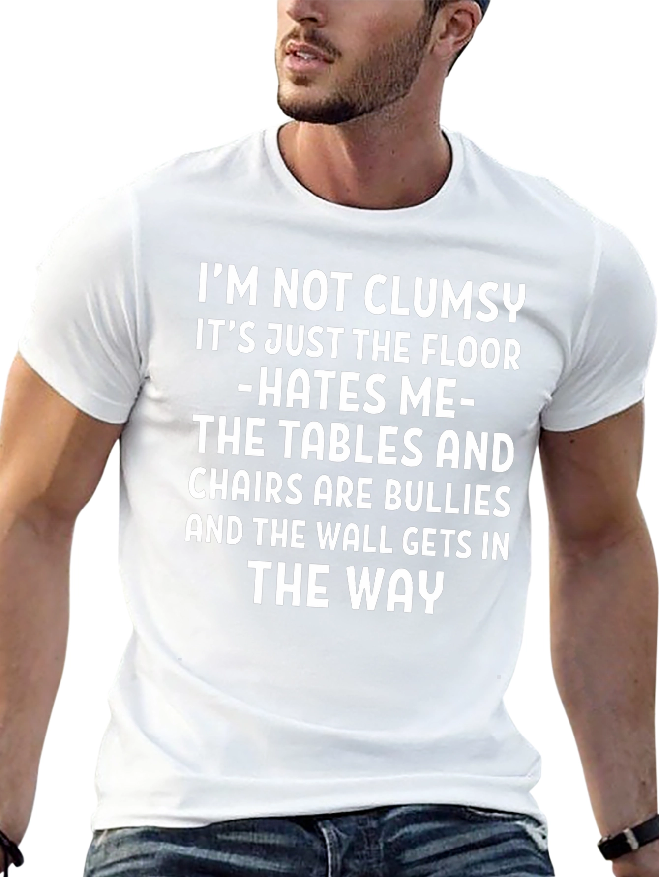 Funny Clumsy T-Shirt - Floor Hates Me