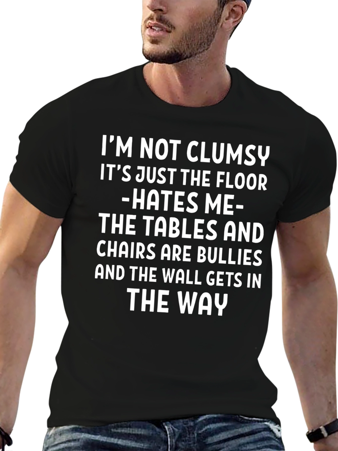 Funny Clumsy T-Shirt - Floor Hates Me