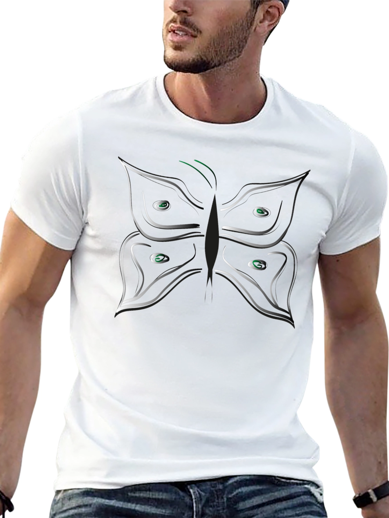 Butterfly Graphic Tee - Unique Fashion