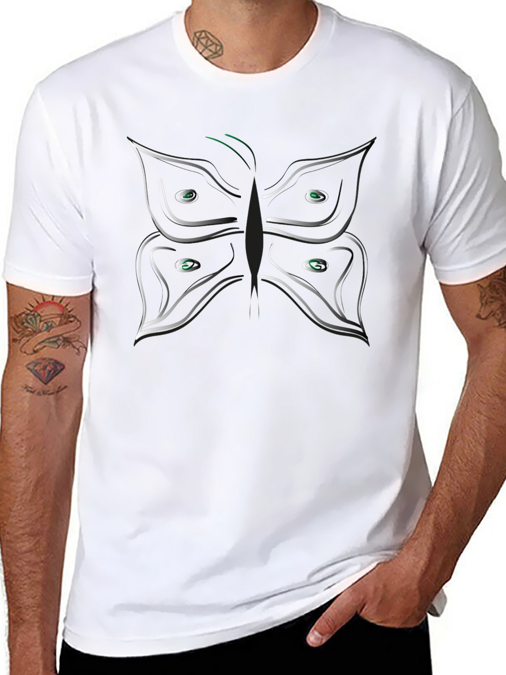 Butterfly Graphic Tee - Unique Fashion