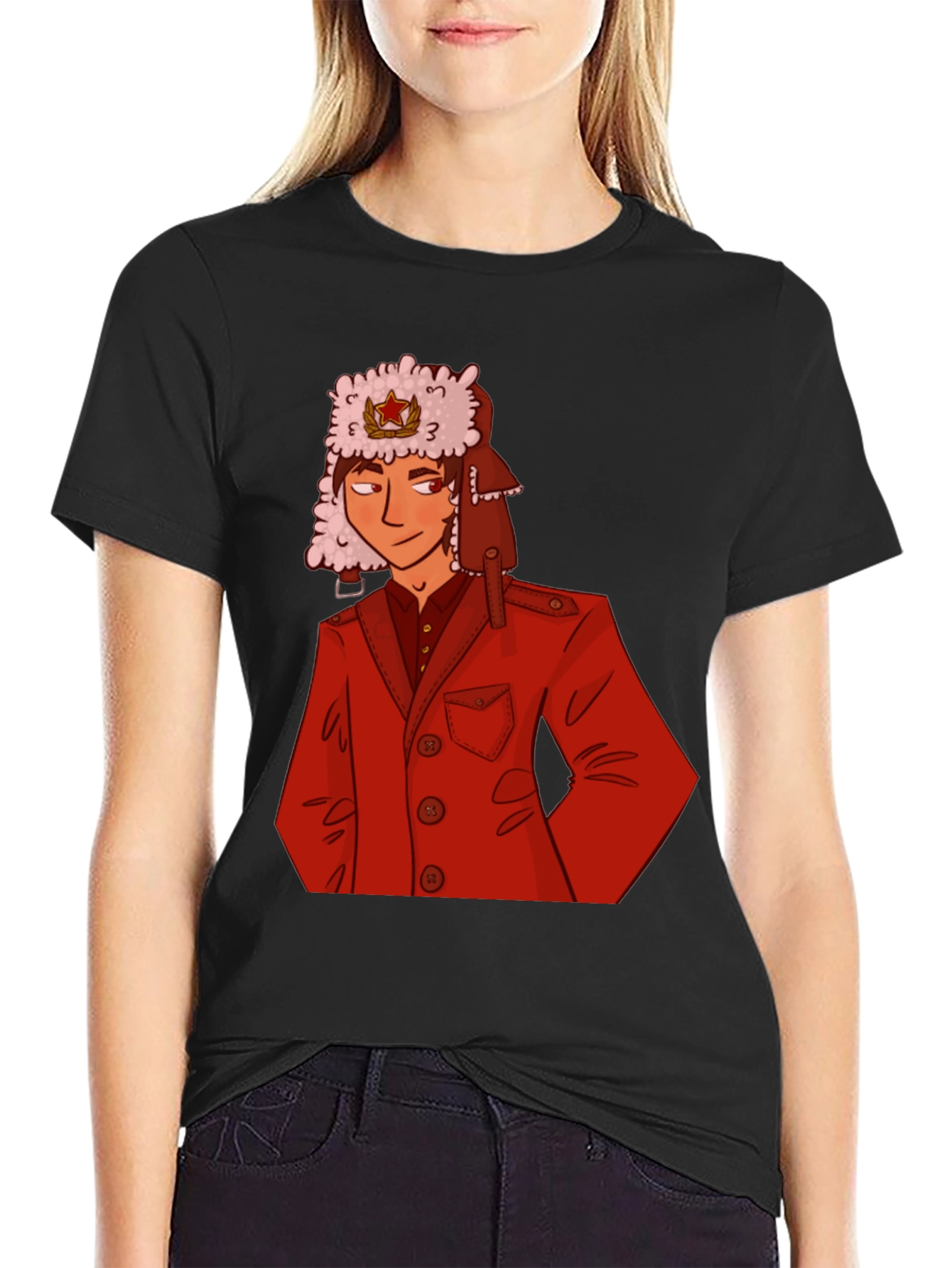 Cool Russia Inspired Graphic T-Shirt