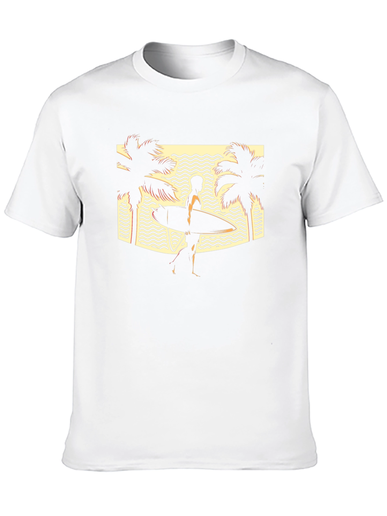 Retro Surfer T-Shirt: Beach Vibes Only