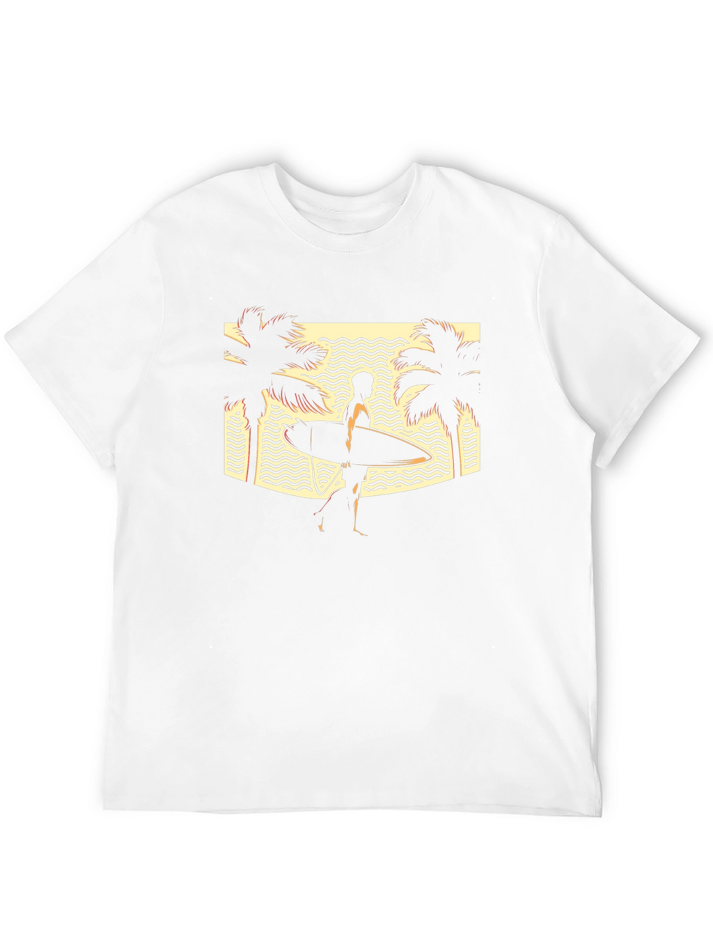 Retro Surfer T-Shirt: Beach Vibes Only