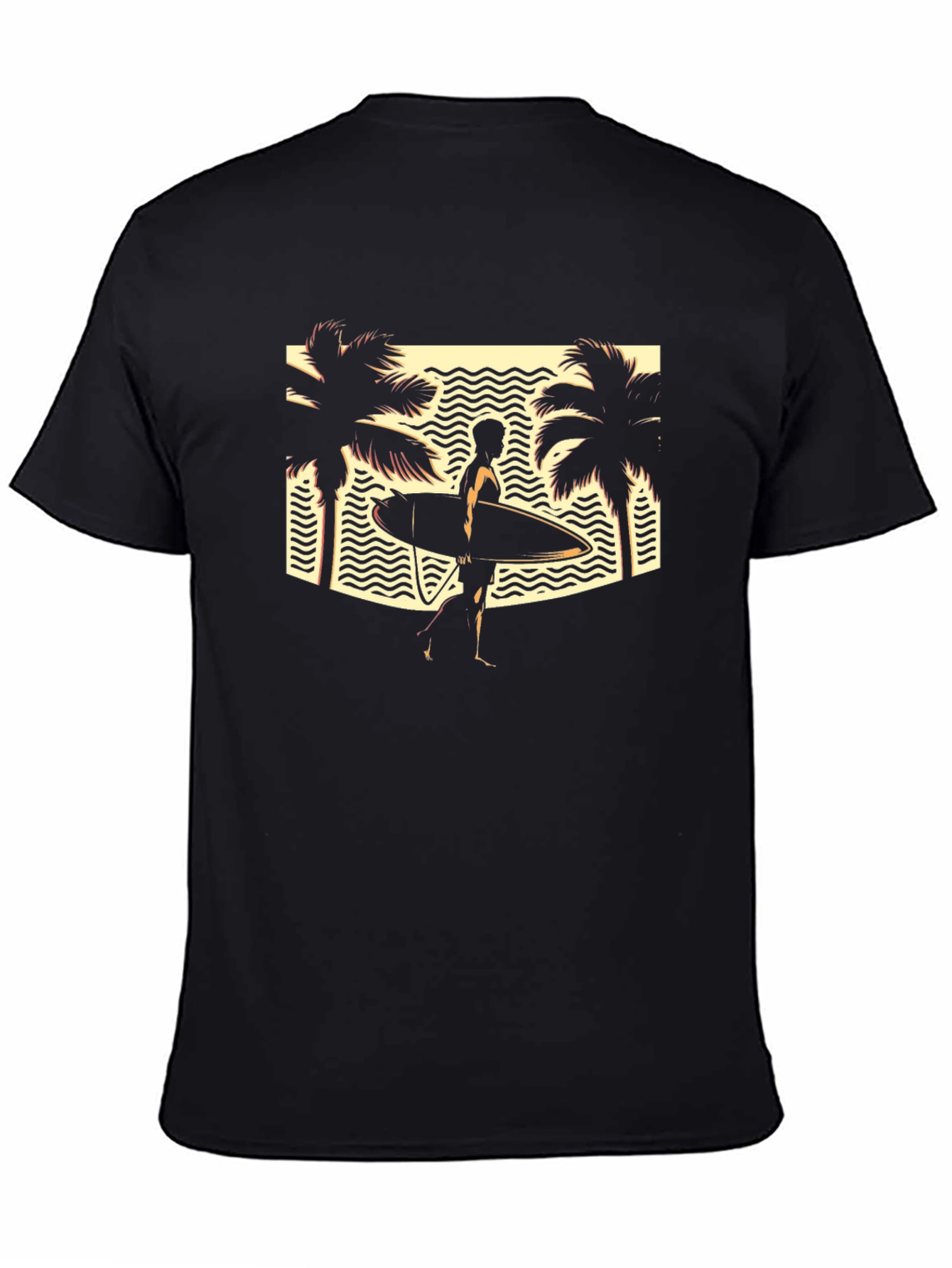 Retro Surfer T-Shirt: Beach Vibes Only