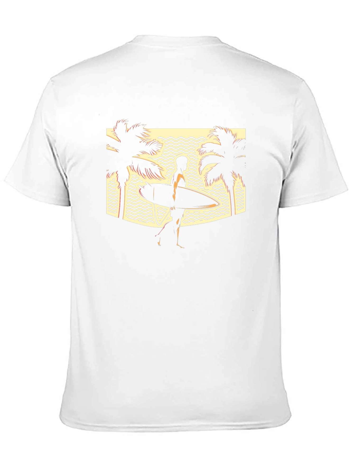 Retro Surfer T-Shirt: Beach Vibes Only