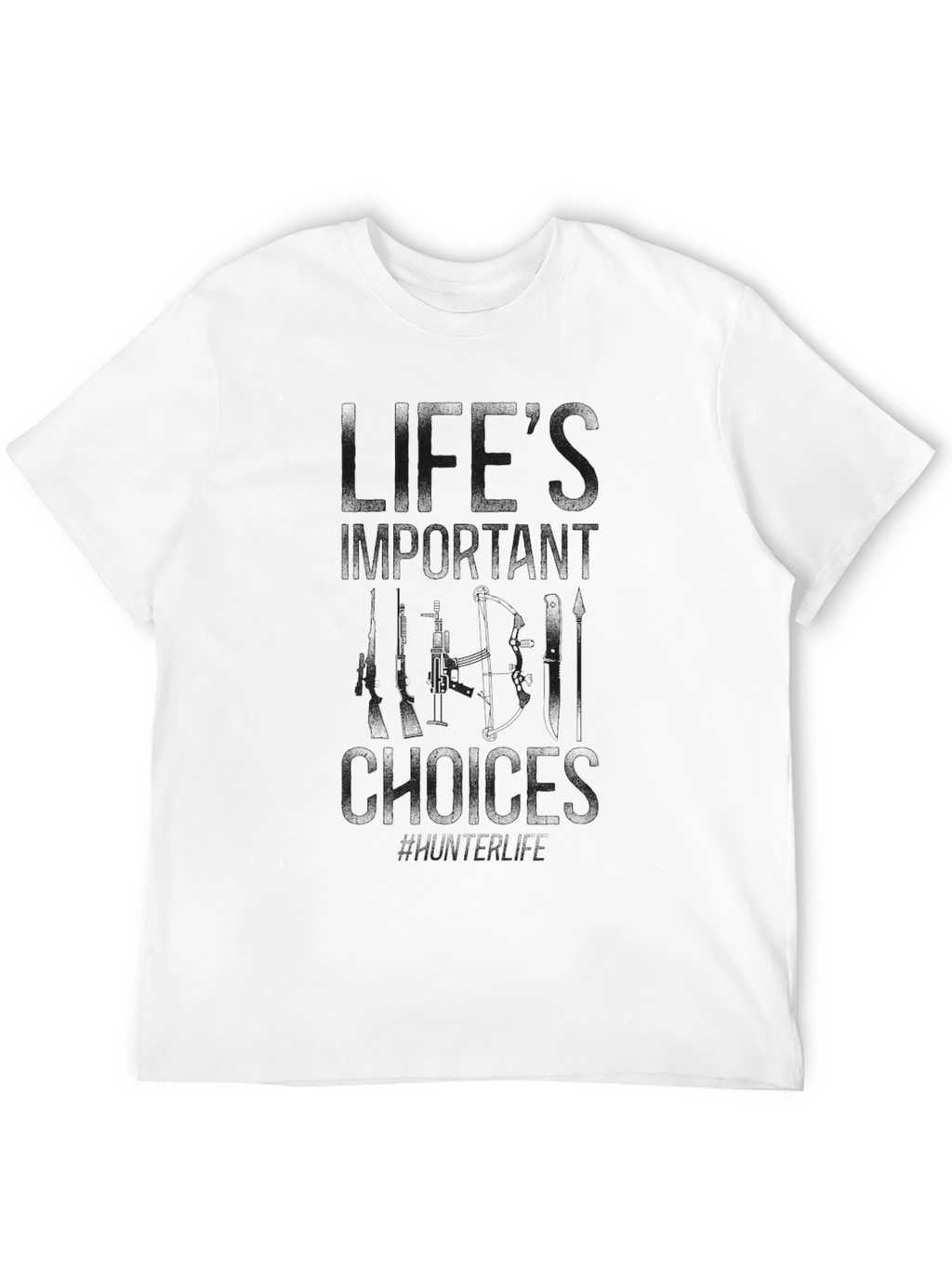 Black Graphic Tee - Lifes What You Make It