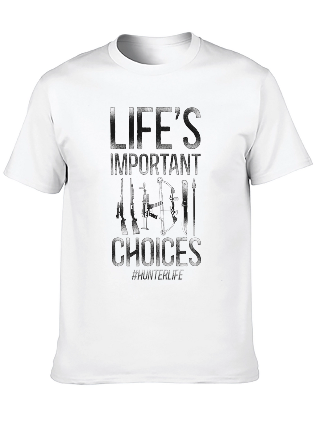 Black Graphic Tee - Lifes What You Make It