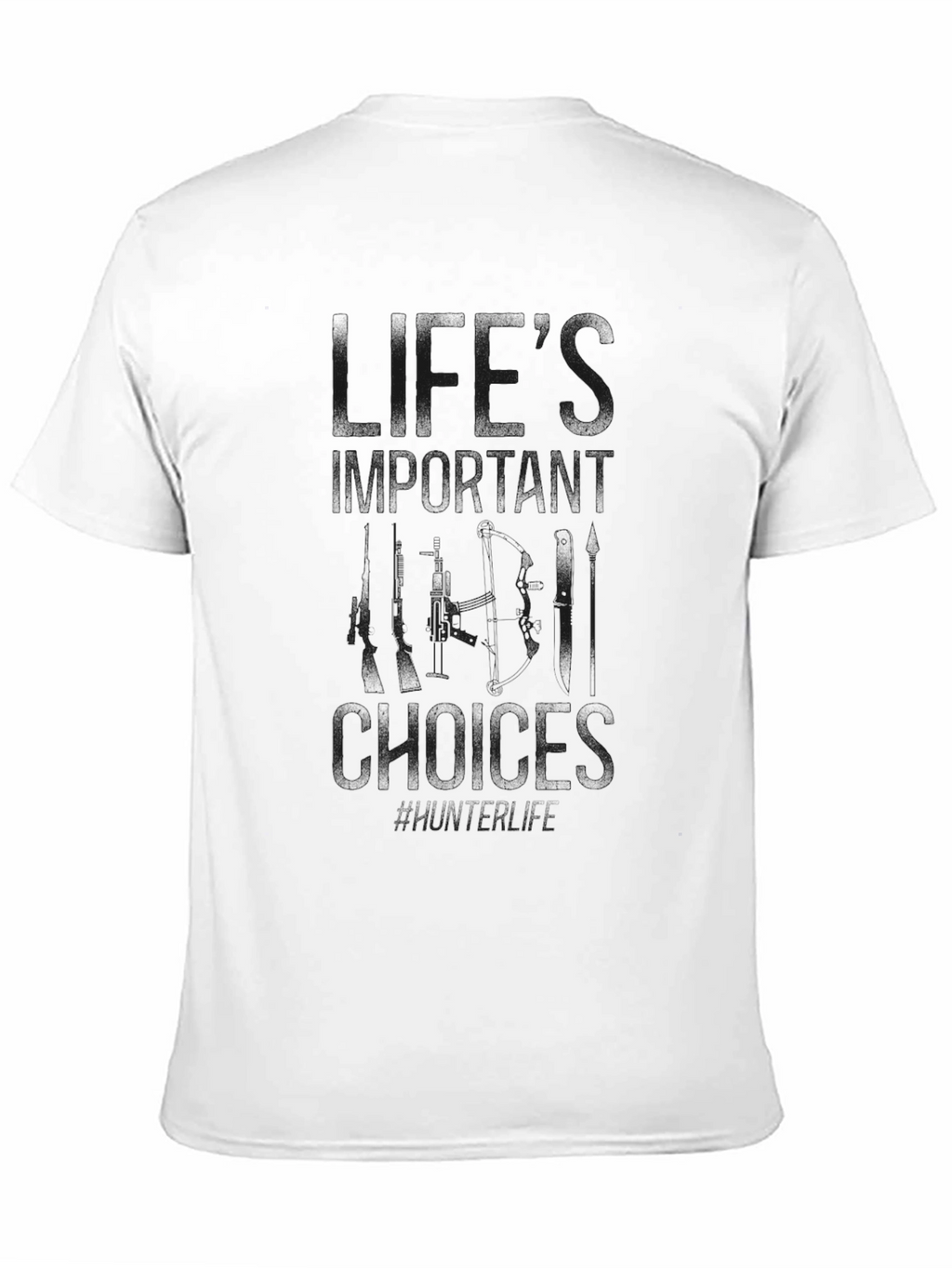Black Graphic Tee - Lifes What You Make It