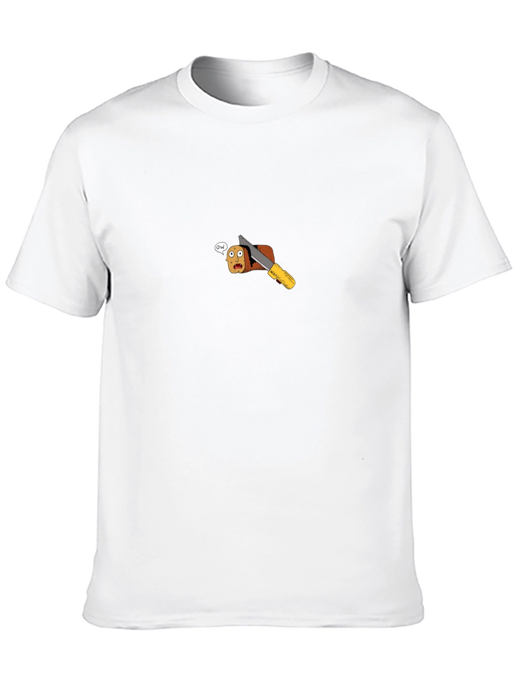 Funny Bread Sliced Black T-Shirt