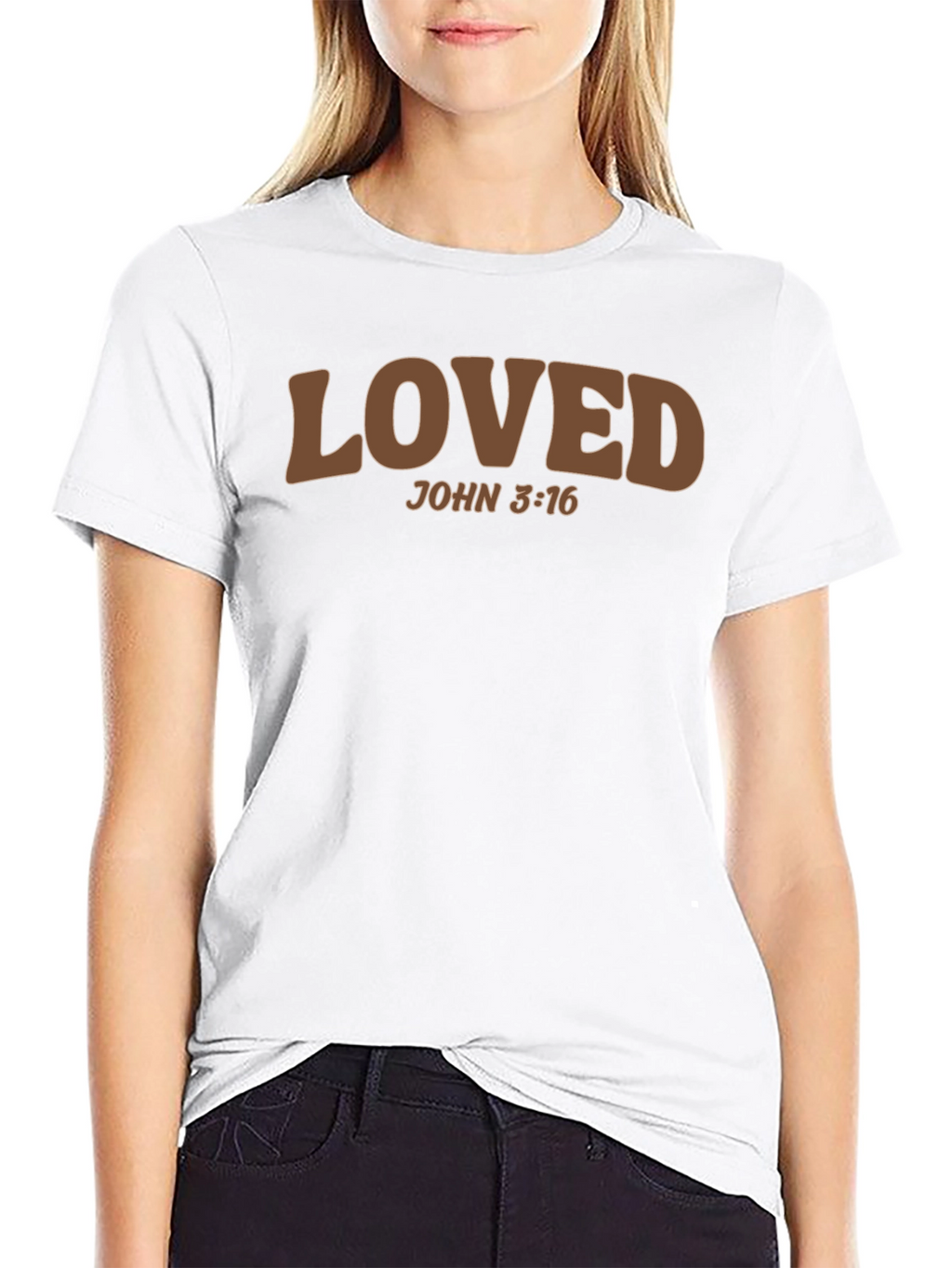 Loved John 3:16 T-Shirt - Christian Apparel