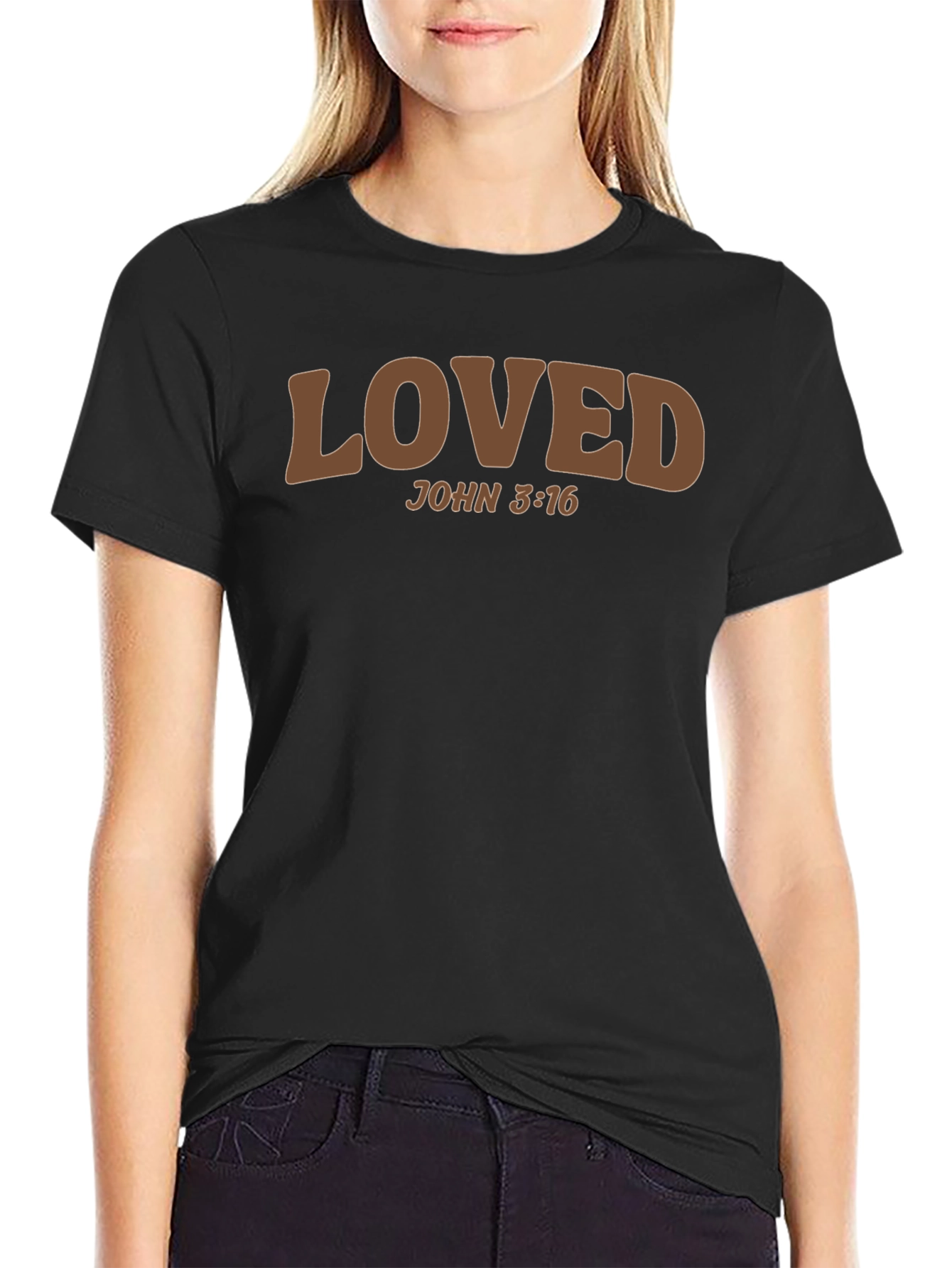 Loved John 3:16 T-Shirt - Christian Apparel