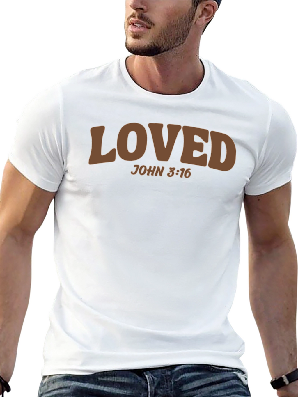 Loved John 3:16 T-Shirt - Christian Apparel
