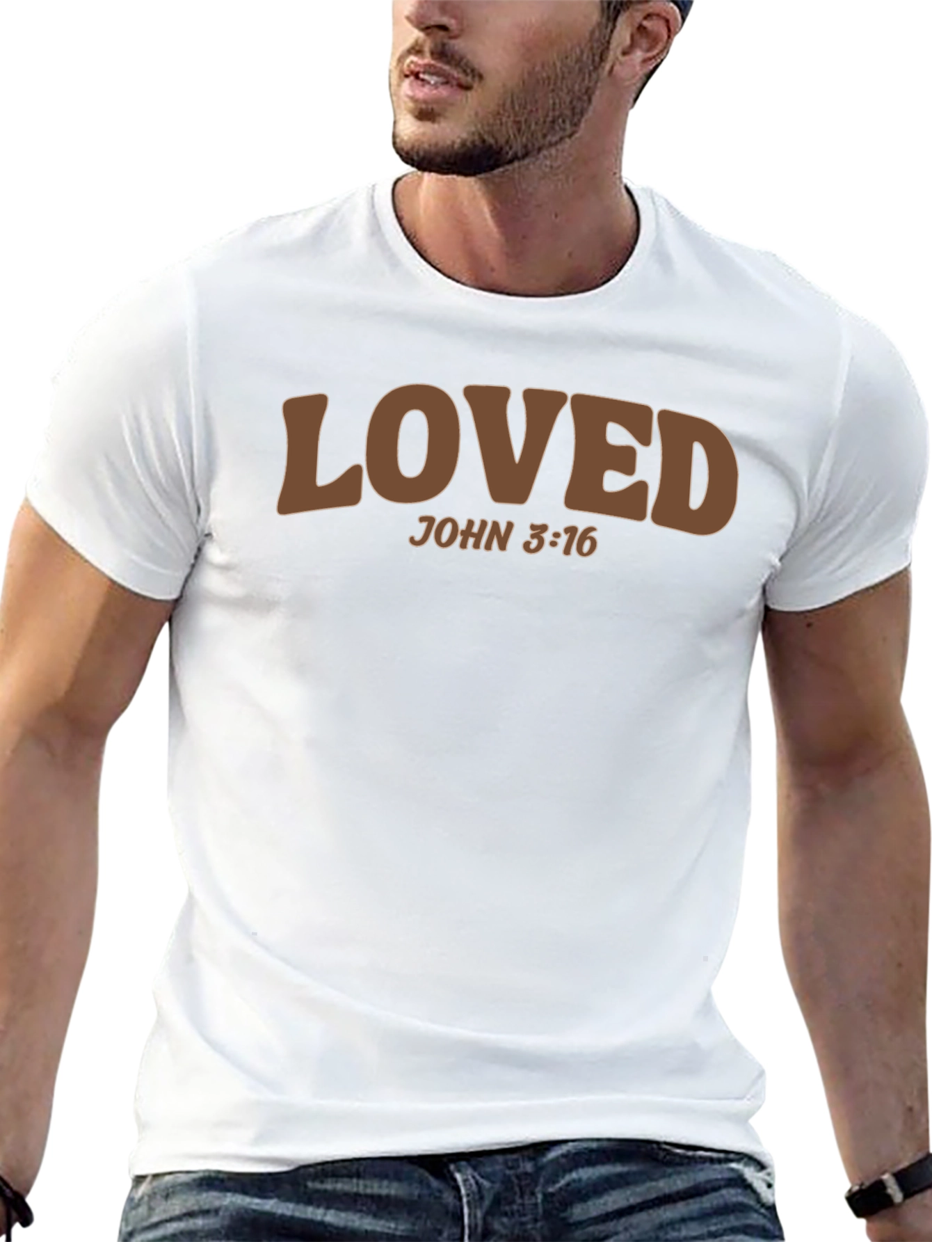 Loved John 3:16 T-Shirt - Christian Apparel