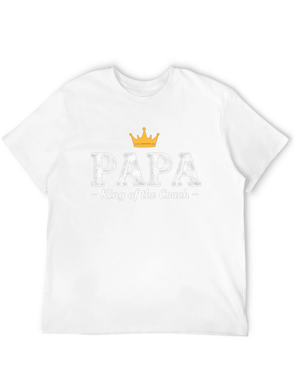 Papa King of the Couch Graphic T-Shirt