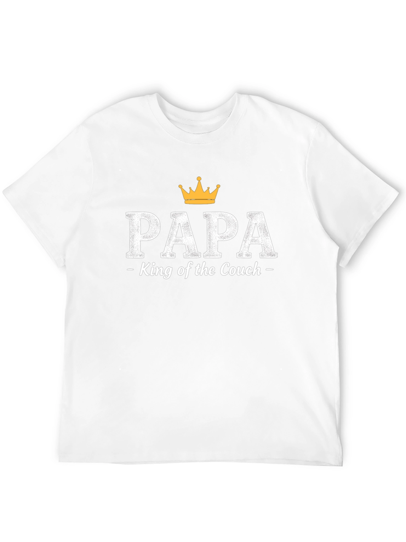Papa King of the Couch Graphic T-Shirt