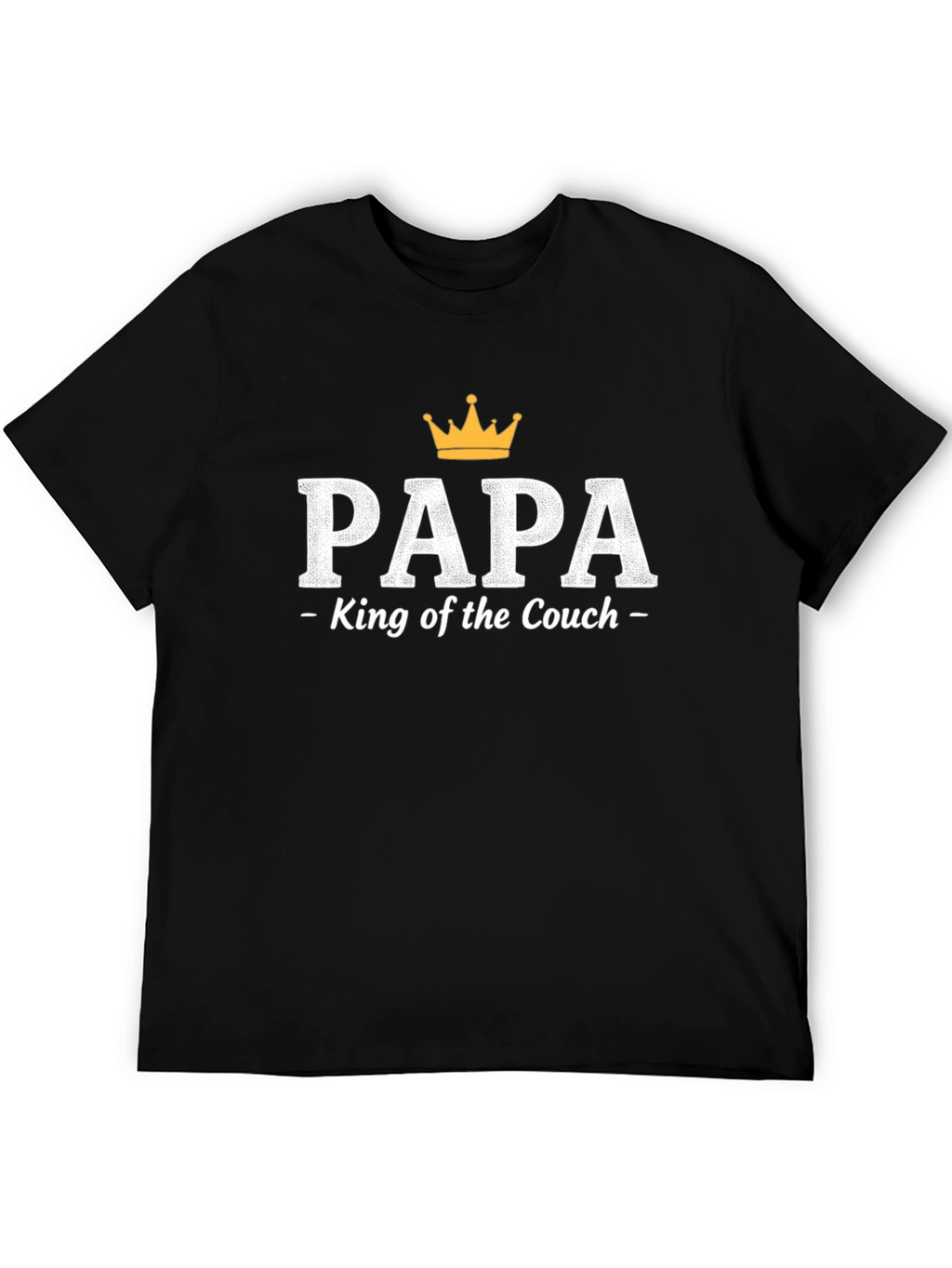 Papa King of the Couch Graphic T-Shirt