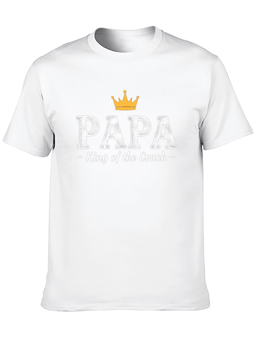 Papa King of the Couch Graphic T-Shirt