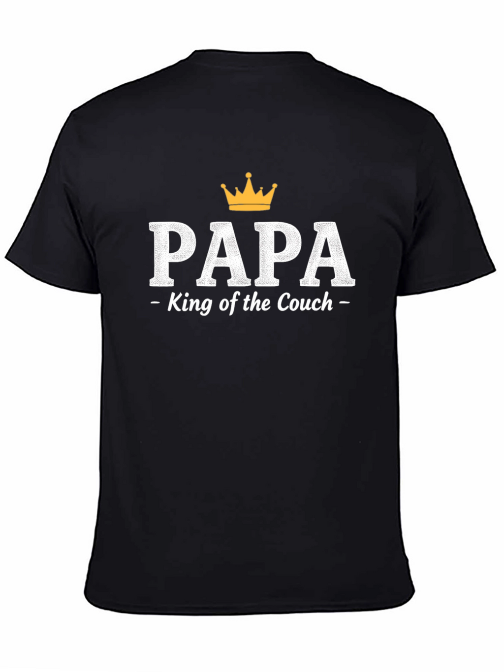 Papa King of the Couch Graphic T-Shirt