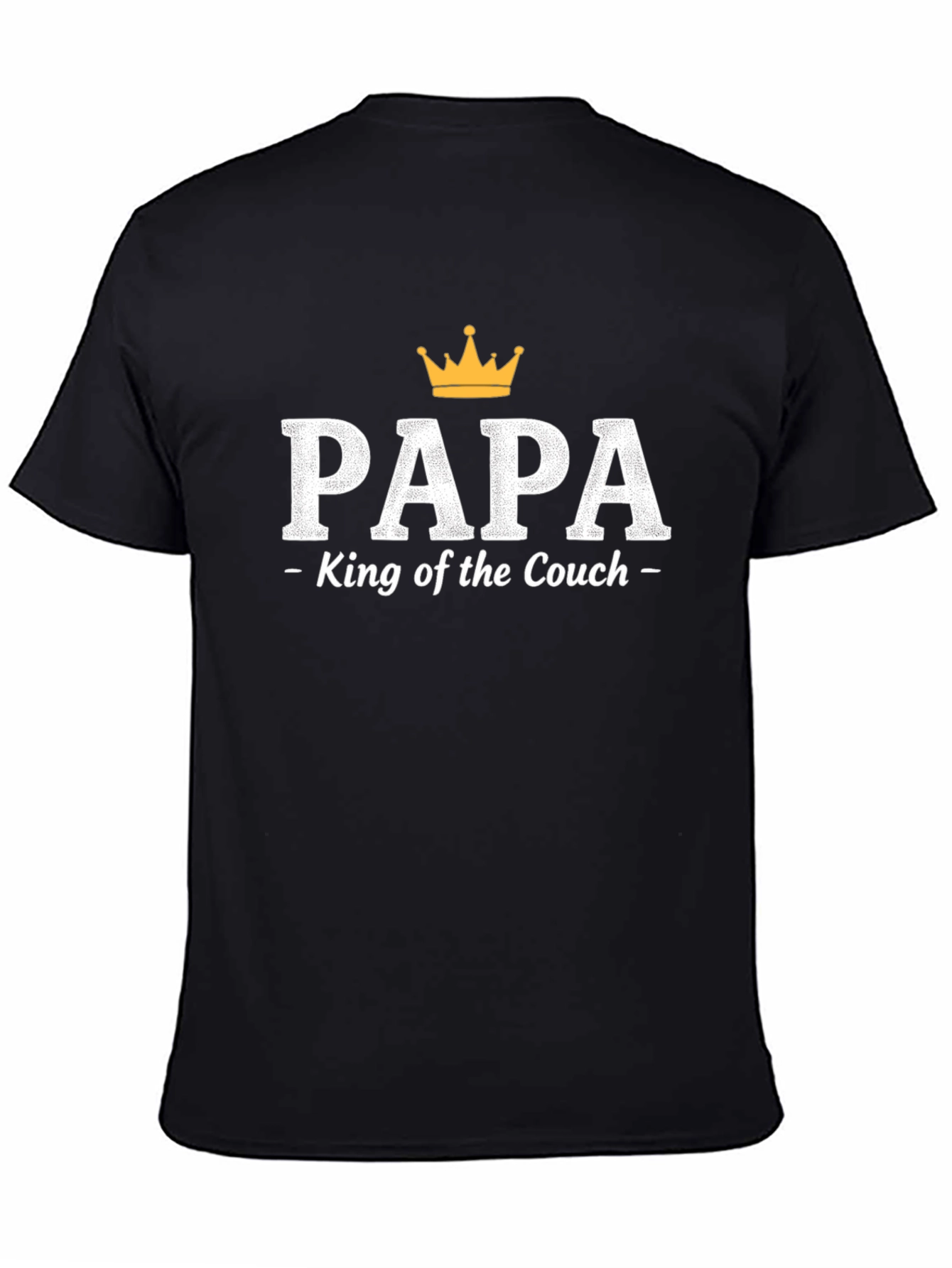 Papa King of the Couch Graphic T-Shirt