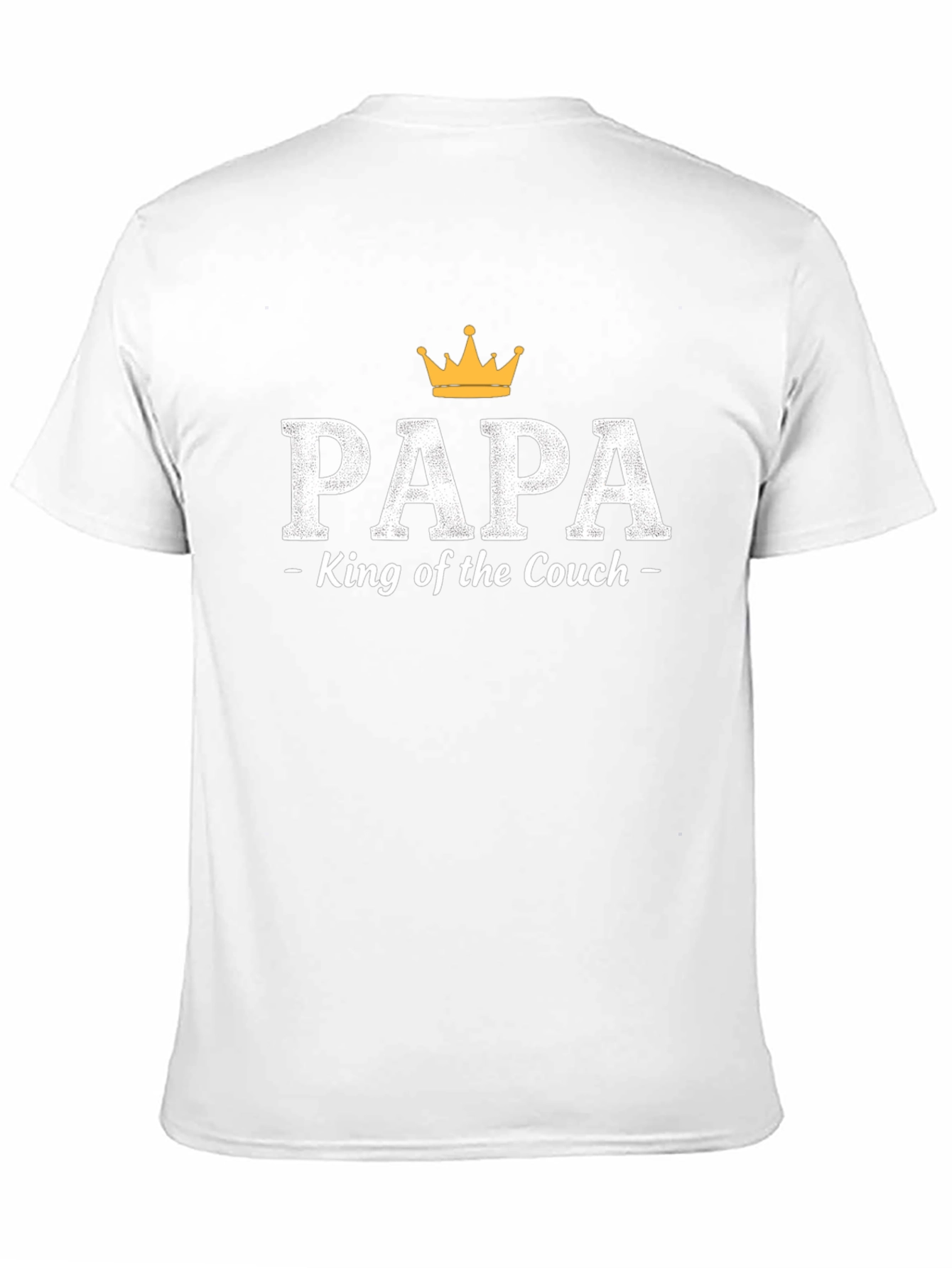 Papa King of the Couch Graphic T-Shirt